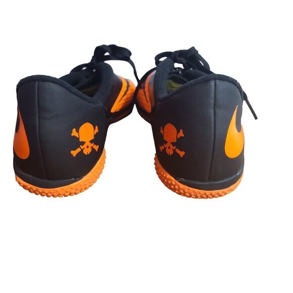 Nike Hypervenom black and orange sneakers kids 5Y - Picture 4 of 11